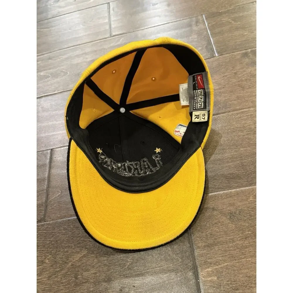 Vintage Nike Swoosh Flex NBA LA Lakers Wool Blend Fitted Hat Baseball Cap Size L